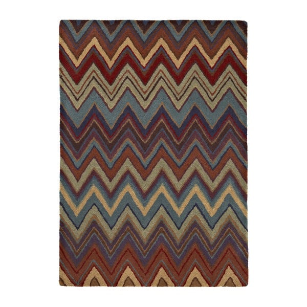 Kolorowy dywan wełniany Think Rugs Aztec, 120x170