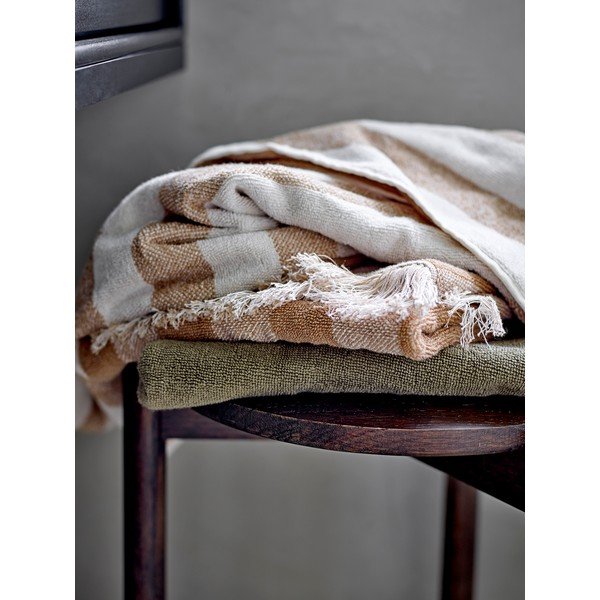 Brązowo-beżowy bawełniany ręcznik 50x100 cm Elaia – Bloomingville-image-4