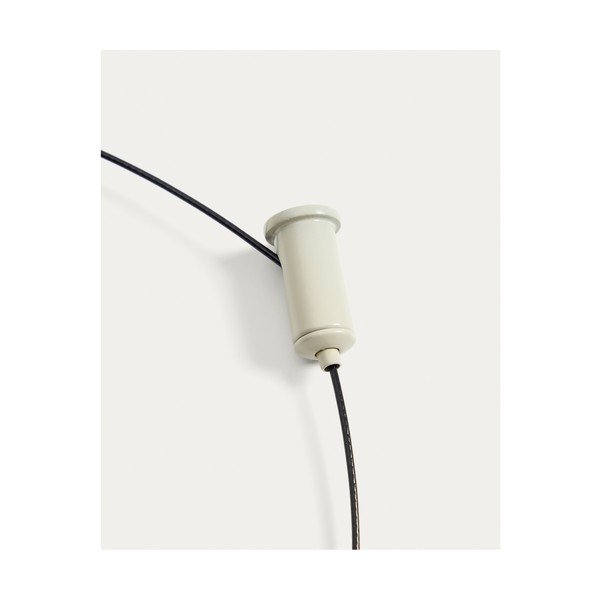 Jasnoszara lampa sufitowa LED ze ściemniaczem z metalowym kloszem ø 16 cm Porte – Kave Home-image-3