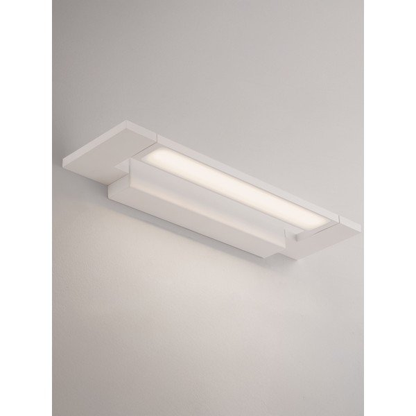 Aluminiowy kinkiet LED w matowym białym kolorze Livo – Nova Luce-image-2