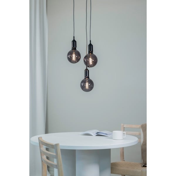 Czarna lampa wisząca 25x25 cm Bronx – Markslöjd-image-1