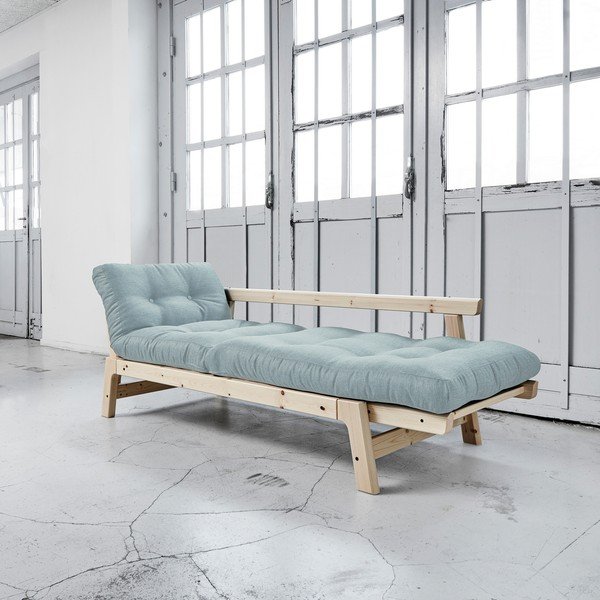 Sofa rozkładana Karup Step Natural/Sky Blue-image-2