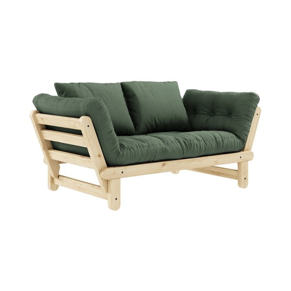 Sofa rozkładana Karup Design Beat Natural Clear/Olive Green-image-3