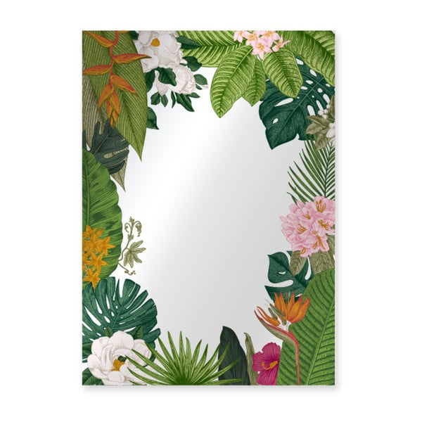 Lustro wiszące Surdic Espejo Decorado Tropical Frame, 50x70 cm