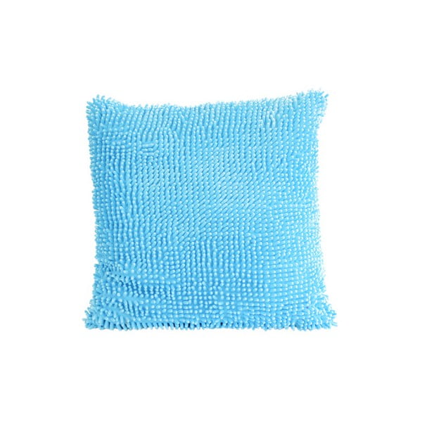 Kosmata poduszka, błękitna