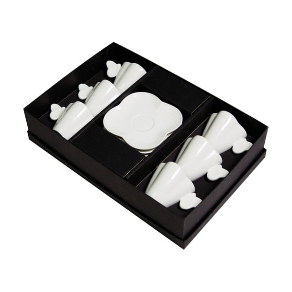 Zestaw 6 filiżanek z podstawką Party