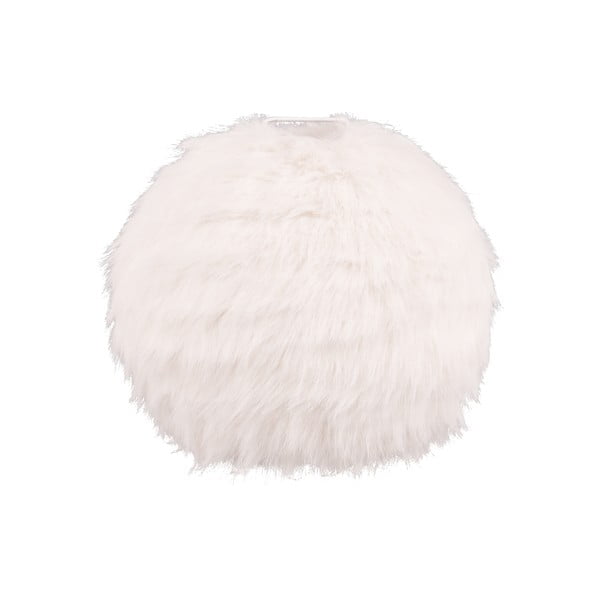 Kremowa lampa stołowa (wys. 24 cm) Furry – Reality-image-2