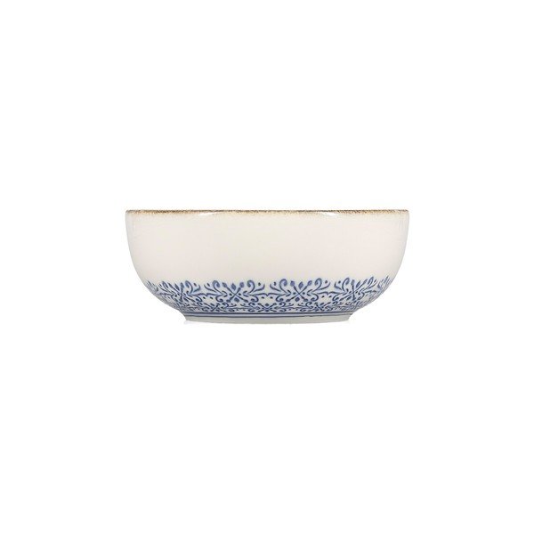 Biała/niebieska porcelanowa miska na zupę 710 ml Azul – BonBistro-image-3