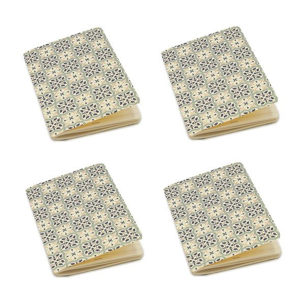 Zeszyty zestaw 192 str. w formacie A6 4 szt. Quadrilobe – Kartos-image-1