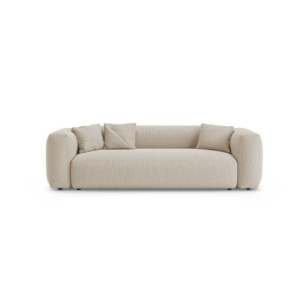 Kremowa rozkładana sofa modułowa 264 cm – Micadoni 