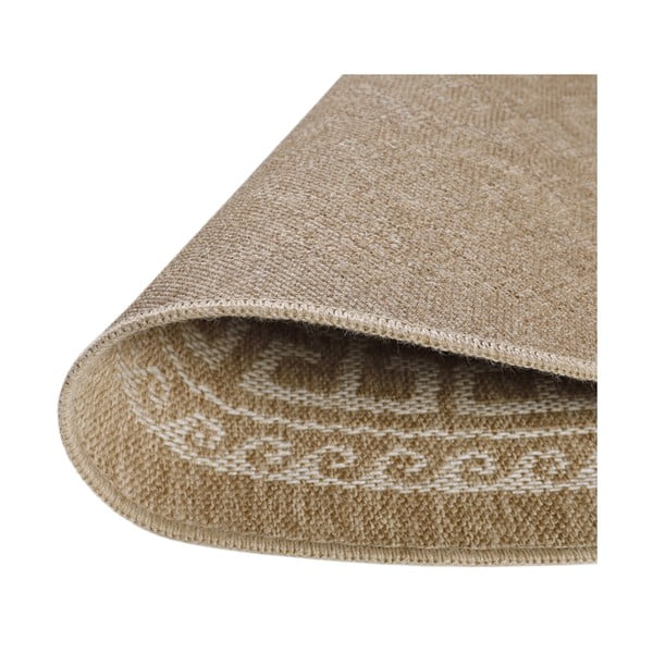 Beżowy okrągły dywan odpowiedni na zewnątrz ø 80 cm Comilla – Ayyildiz Carpets-image-4