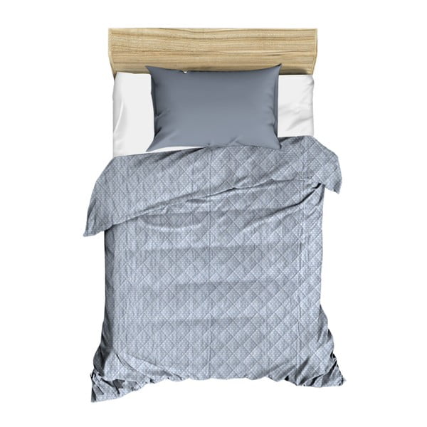 Niebieska pikowana narzuta na łóżko Cihan Bilisim Tekstil Amanda, 160x230 cm