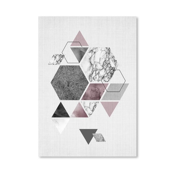 Plakat Geometric Hexagons