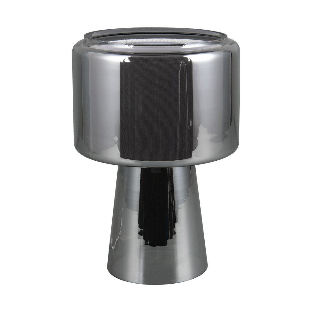 Szara lampa stołowa (wysokość 29 cm) Rocka – Trio