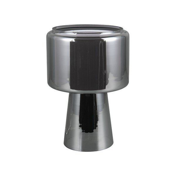 Szara lampa stołowa (wysokość 29 cm) Rocka – Trio