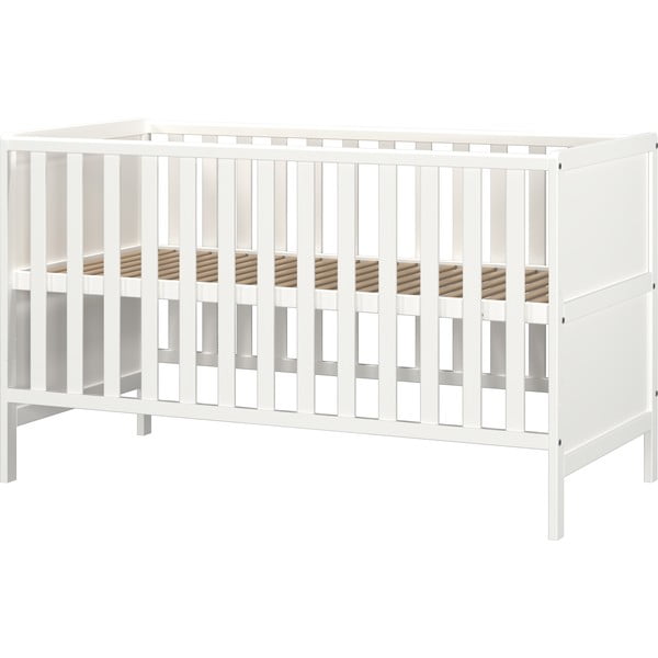 Białe łóżeczko z litego drewna 70x140 cm Alkmaar – Germania-image-4