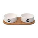 Zestaw ceramicznych misek dla psów ze stojakiem ø 13 cm Dog Fantasy – Plaček Pet Products