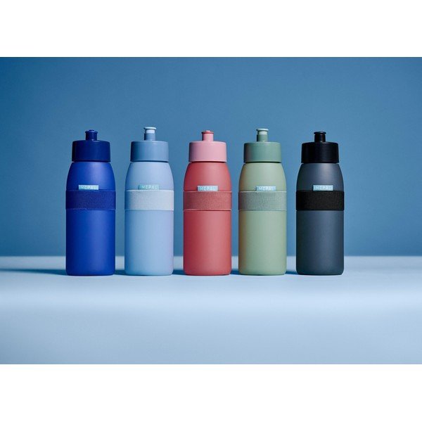 Jasnoczerwona plastikowa butelka 500 ml Ellipse – Mepal-image-1