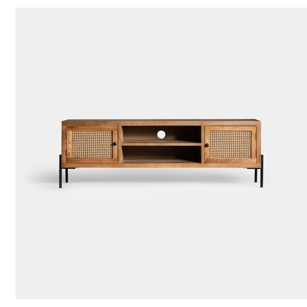 Szafka pod TV z litego drewna jodłowego 150x50 cm Kenia – Burkina