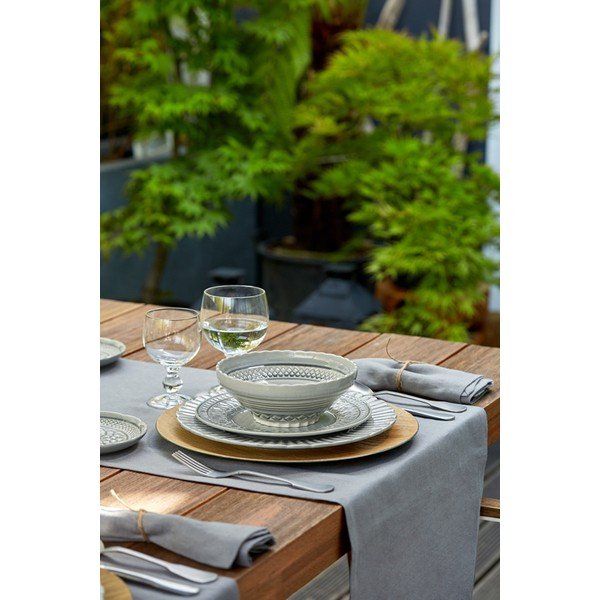 Szara kamionkowa misa Costa Nova Cristal, ⌀ 18 cm-image-2