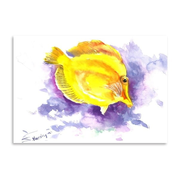 Plakat Yellow Angelfish (projekt Surena Nersisyana), 60x42 cm