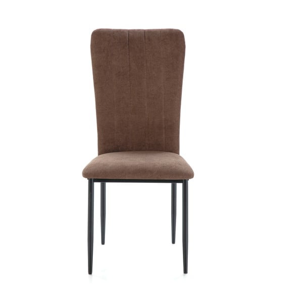 Brązowe krzesła zestaw 4 szt. Holly – Marckeric-image-4