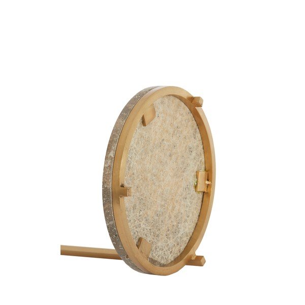 Okrągły stolik z marmurowym blatem ø 26 cm Leda – Light & Living-image-4