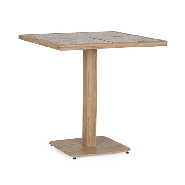 Stalowy stolik ogrodowy 73x73 cm Kalimera – Bizzotto