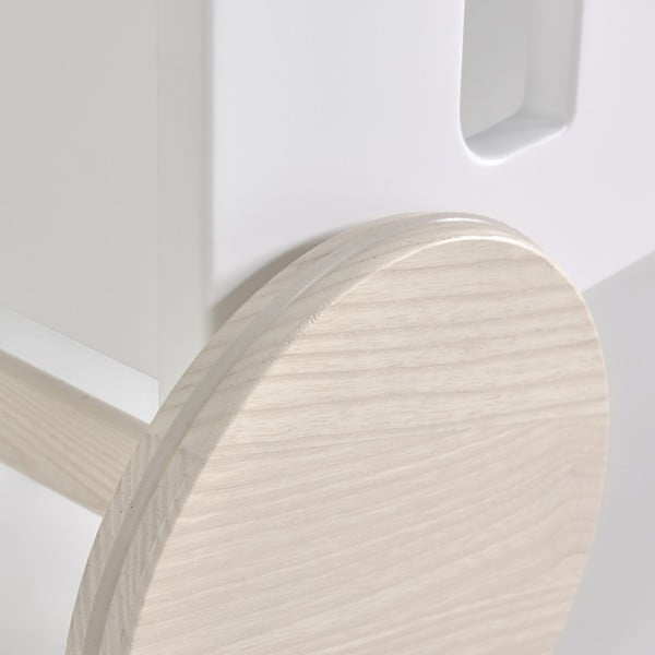 Białe łóżeczko dziecięce Kave Home Nunila, 120x60 cm-image-4