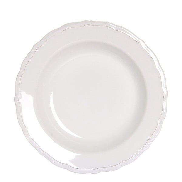 Biały talerz ceramiczny Butlers Eaton, 27,5 cm