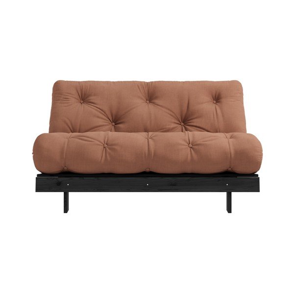 Sofa wielofunkcyjna Karup Design Roots Black/Clay Brown-image-3