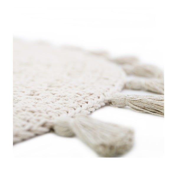 Kremowy dywan dziecięcy ø 120 cm Nila Ecru – Nattiot-image-4