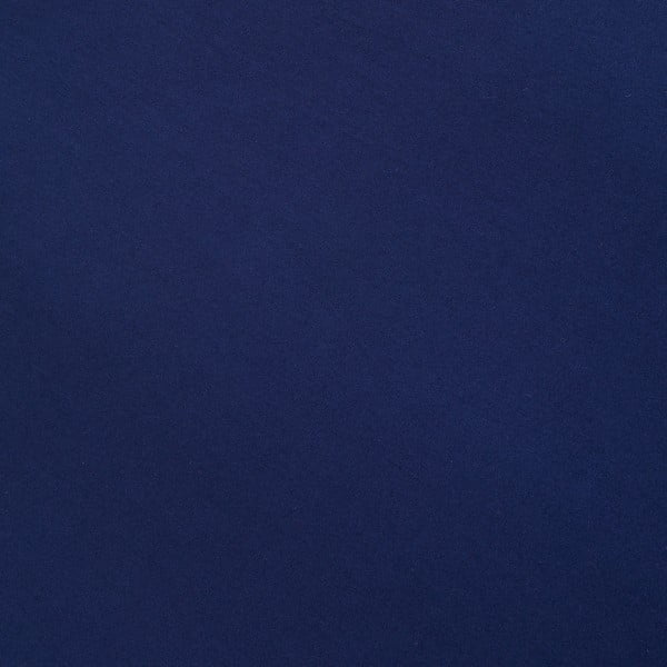 Ciemnoniebieskie prześcieradło z perkalu bawełnianego z gumką 90x190 cm Cotton Percale – Bianca-image-4