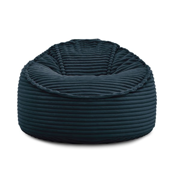 Ciemnoniebieski sztruksowy worek do siedzenia Socrate – Bobochic Paris