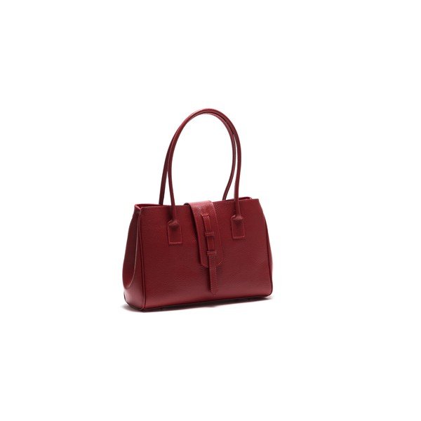Skórzana torebka Anna Luchini 1170 Rosso-image-2