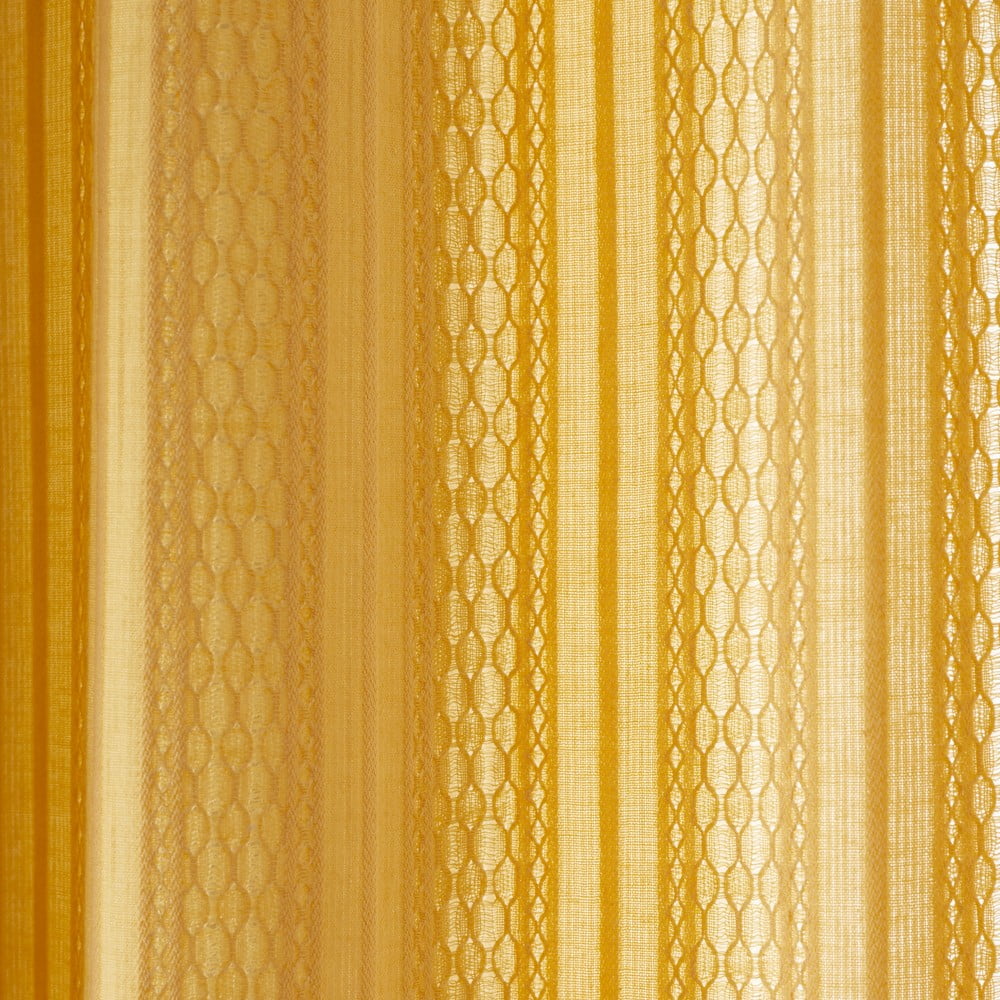 Żółta firanka 140x183 cm Zofia Broderie Anglaise – Pineapple Elephant (zdjęcie 4)