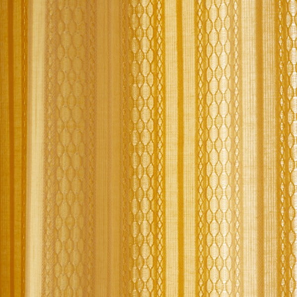 Żółta firanka 140x229 cm Zofia Broderie Anglaise – Pineapple Elephant-image-1