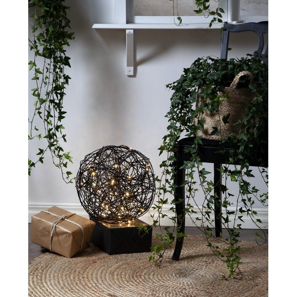 Ogrodowa dekoracja świetlna LED ze stali nierdzewnej Star Trading Dark Trassel, ø 30 cm-image-1