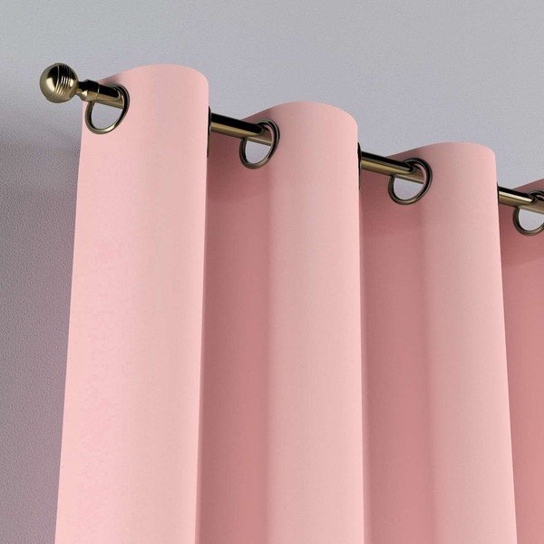 Różowa zasłona 260x130 cm Happiness – Yellow Tipi-image-3