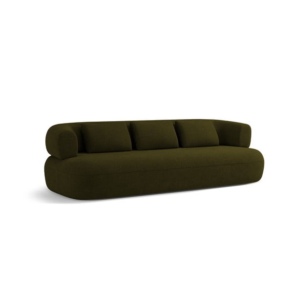 Zielona sofa z materiału bouclé 226 cm Jenny – Micadoni Home-image-2