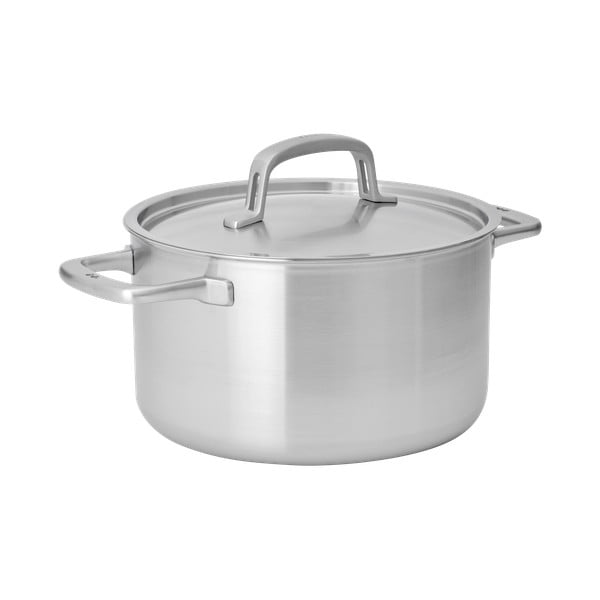 Garnek ze stali nierdzewnej z pokrywką odpowiedni na indukcję 5,5 l Lucca 3.0 – FABINI