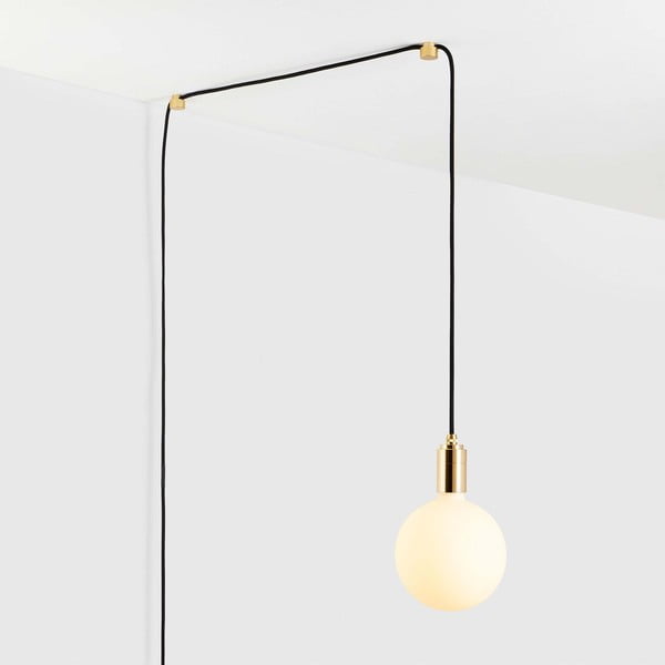 Lampa wisząca w czarno-złotym kolorze ø 4 cm Plug & Play – tala-image-2