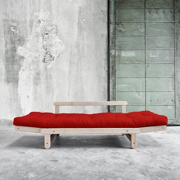 Sofa rozkładana Beat Beech/Red-image-3