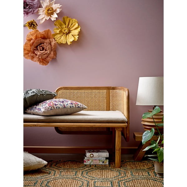 Lampa stołowa w ciemnym naturalnym kolorze z tekstylnym kloszem (wysokość 54 cm) Svale – Bloomingville-image-3