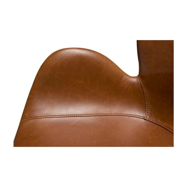 Jasnobrązowe krzesło biurowe DAN-FORM Denmark Gaia-image-3