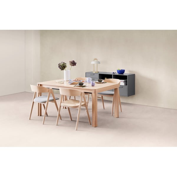 Rozkładany stół z dodatkowym blatem w dekorze dębu 96x160 cm Join – Hammel Furniture-image-1