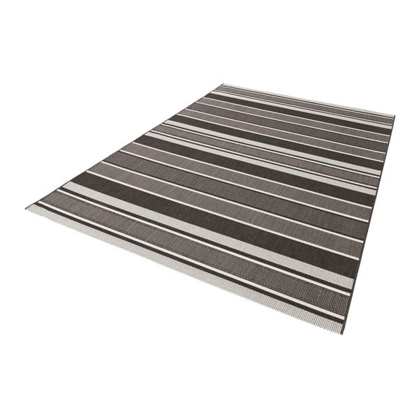 Czarny dywan odpowiedni na zewnątrz NORTHRUGS Strap, 200x290 cm-image-1