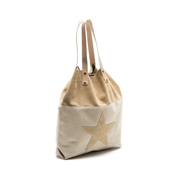 Torebka skórzana na zakupy Isabella Rhea 8020 Beige-image-2