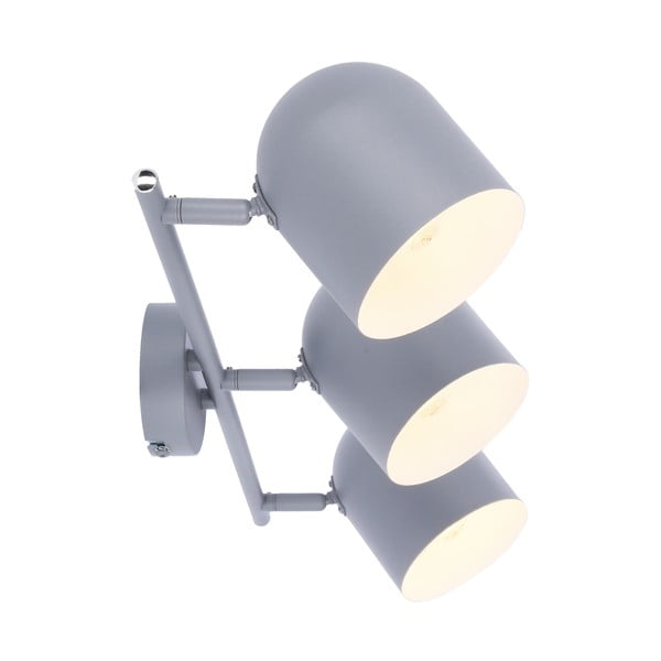 Jasnoniebieska lampa sufitowa z metalowym kloszem 55x10 cm Azuro – Candellux Lighting-image-4