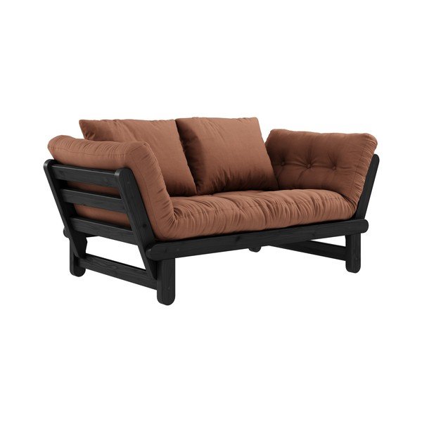 Sofa wielofunkcyjna Karup Design Beat Black/Clay Brown-image-3